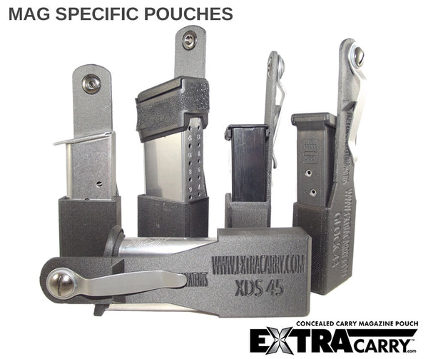 Magazine Pouches for Glock Sig Springfield Colt Ruger Kimber CZ H&K Smith and Wesson