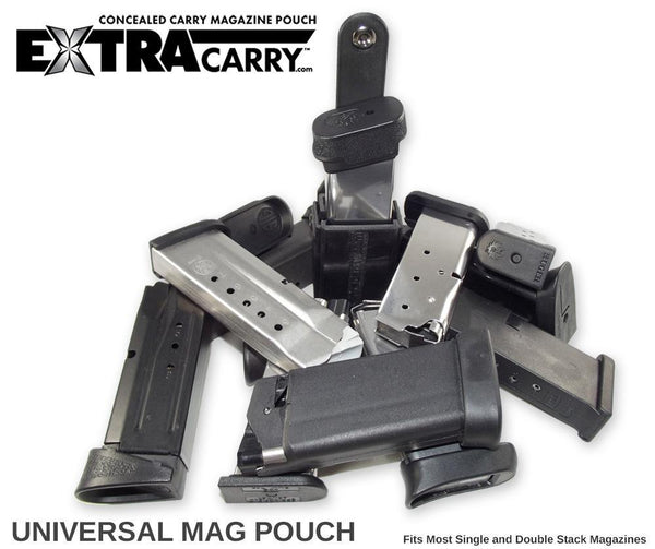 Universal Pistol Magazine Pouch - ExtraCarry Concealed Mag Holder - - Medium 9mm Version - New