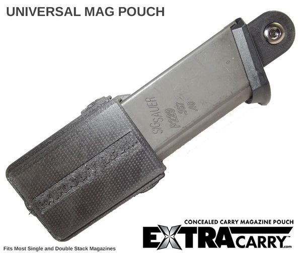 Universal Pistol Magazine Holder - Concealed Carry Pouches from ExtraCarry - Product Selector