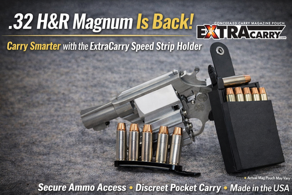 ExtraCarry Speed Strip Holder for S&W 432UC .32 H&R | Discreet Revolver Reload