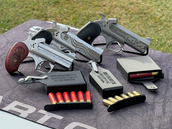 ExtraCarry Speed Strip Holders for .410, .44 & .45LC | Bond Arms Cyclops, Snake Slayer, DT47 Compatible