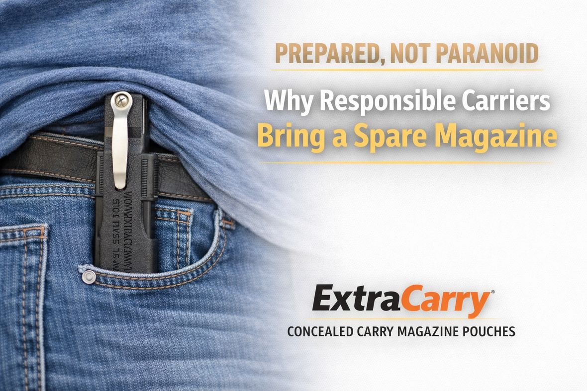 Why Responsible Concealed Carriers Carry a Spare Magazine | ExtraCarry