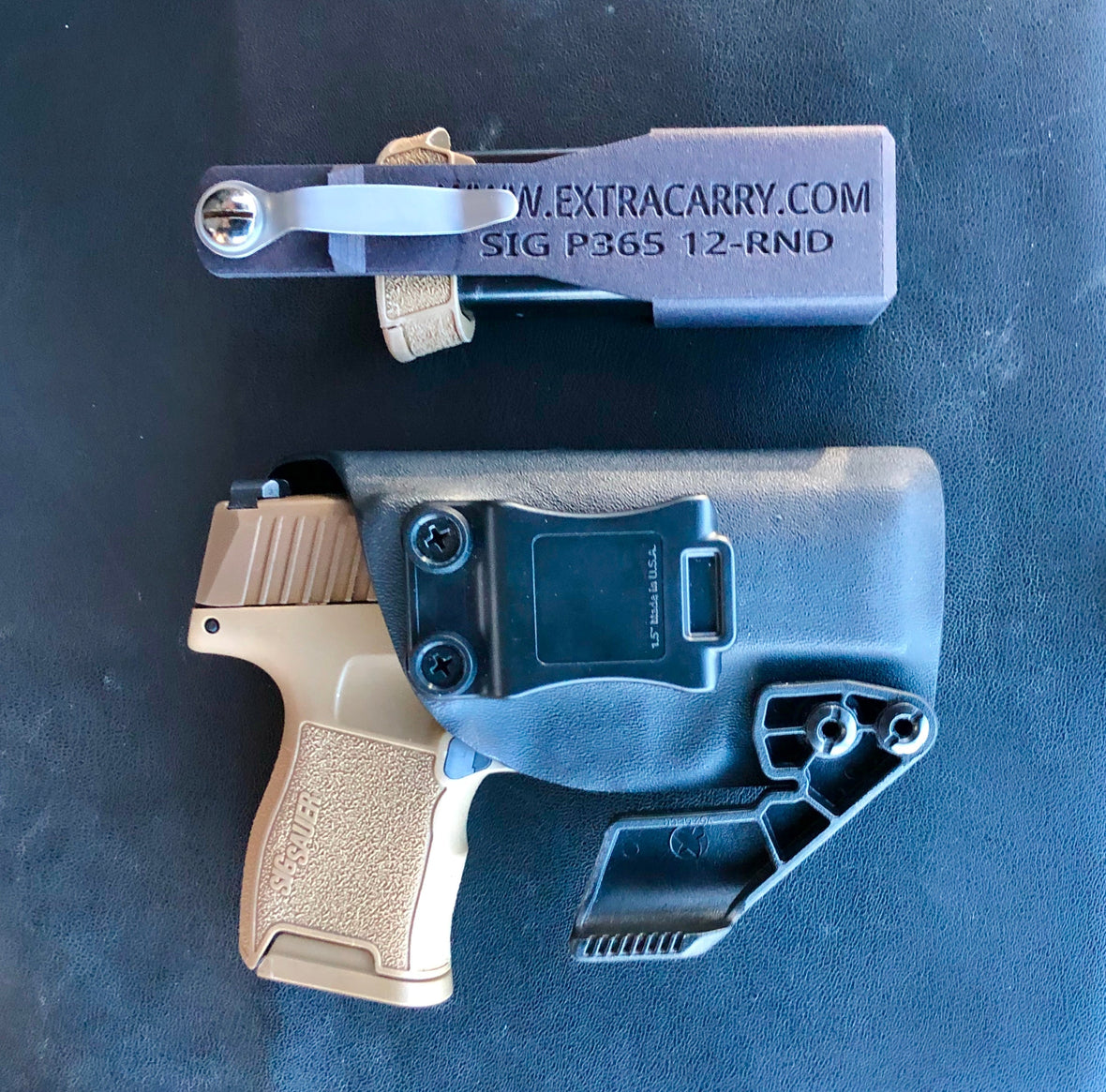 P365 EDC photo from a customer, along with a review of the ExtraCarry Mag Pouch.