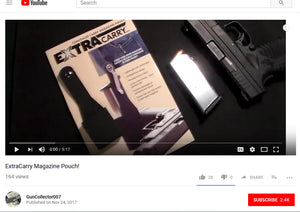 GunCollector007 Video Product Review - ExtraCarry Magazine Pouch!
