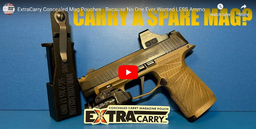 Sawtooth Tactical - spare mag carrier for your pocket from ExtraCarry.