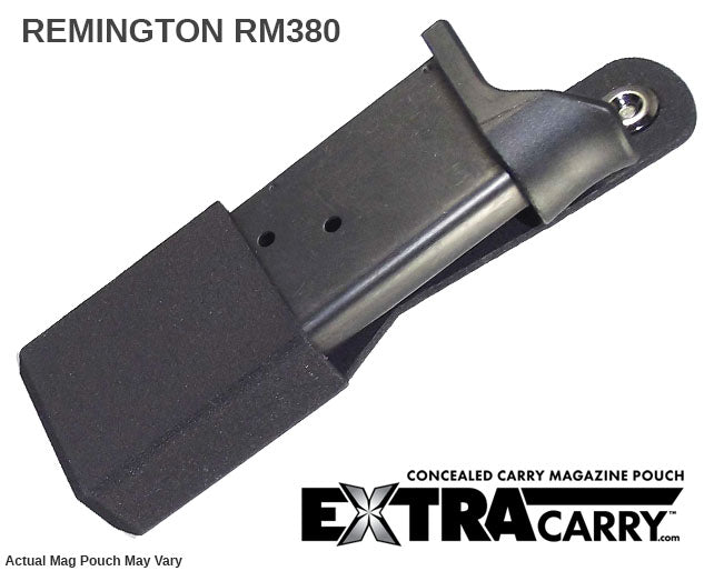If you are carrying a .380 ACP in your pocket or on your hip, the ExtraCarry Mag Pouch is now available for a multitude of .380's