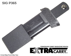Voted Best Concealed Carry Mag Pouch - SIG P365 10,12 and 15 Round - ExtraCarry