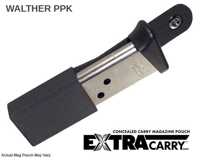 ExtraCarry.com announcement release of the pocket mag carrier for new Walther CCP (Concealed Carry Pistol) in 9mm