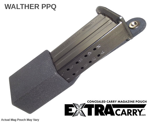 Walther PPQ 9mm - ExtraCarry Mag Pouch - Debuts Today