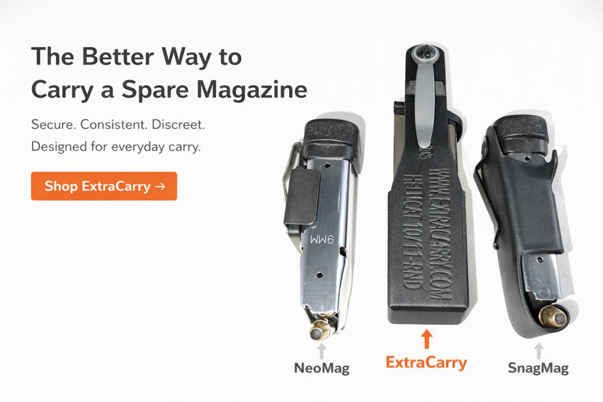 NeoMag vs SnagMag vs ExtraCarry: Real-World Pocket Mag Carrier Comparison