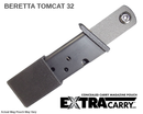 Beretta Tomcat magazine pouch designed for carrying a Tomcat pistol magazine from ExtraCarry front 1