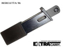 A black ExtraCarry Concealed carry magazine pouch for a Beretta 96 .40/9mm with a capacity of 10/13 rounds.