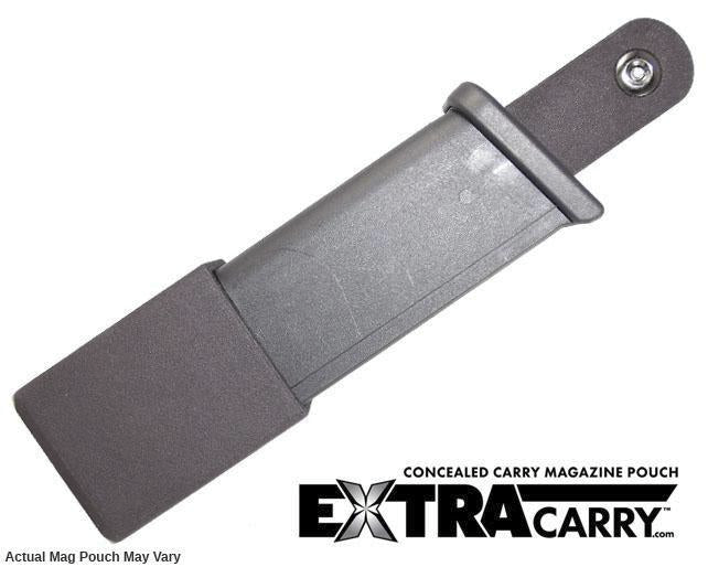 Concealed carry magazine pouch with Extra Carry for Glock 17