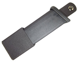 Glock 19 magazine pouch designed for carrying a spare Glock 19 or Glock 23 magazine. Made with carbon fiber reinforced nylon and features a patented locking system.