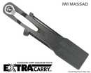 IWI Massad magazine pouch designed for carrying a spare MassD magazine. Made with carbon fiber reinforced nylon and features a patented locking system. ExtraCarry Back