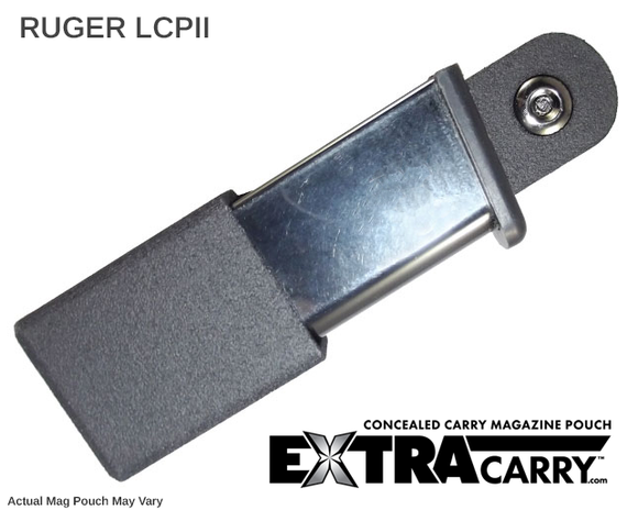 LCP Mag pouch from ExtraCarry mag pouches for the LCP II 380 made with carbon fiber reinforced nylon