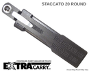 STACCATO 2011 20-round pistol magazine pouch made with carbon fiber reinforced nylon back view ExtraCarry