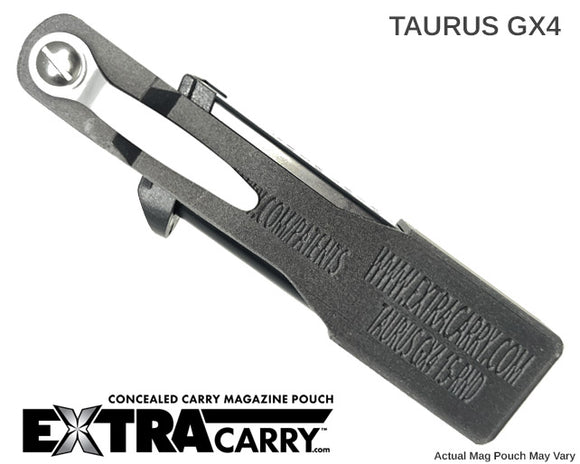 GX4 Mag Pouch for Taurus from ExtraCarry GX4 15 round pistol from ExtraCarry