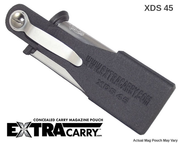XDS Mag pouch from ExtraCarry mag pouches for the XDS  pistol mags in 45 ACP