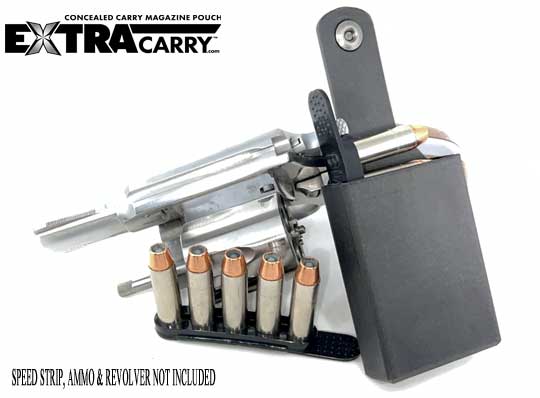 Speed Strip Carrier for 38/357 5 round speed strip from ExtraCarry with Bianchi speed strip