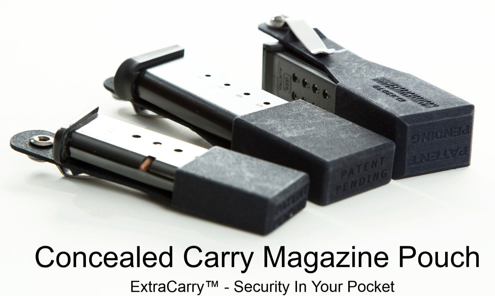 Magazine Pouch - Glock 43 9mm - Taran Tactical 2 or 3 Round Extension