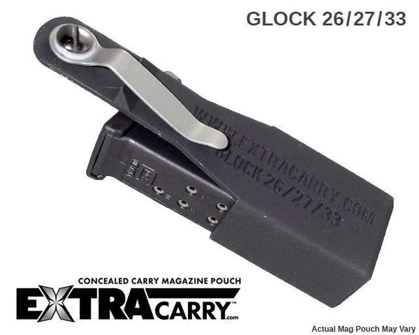 Magazine Pouch - Glock 26 and Glock 27 and Glock 33 - 9mm - .40 - .357 - Standard Magazine