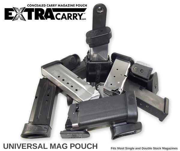 Universal Pistol Magazine Holder - Concealed Carry Pouches from ExtraCarry - Product Selector
