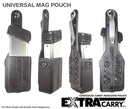 ExtraCarry Concealed Mag Holder - Medium 9mm Version - Universal Pistol Magazine Pouch-7